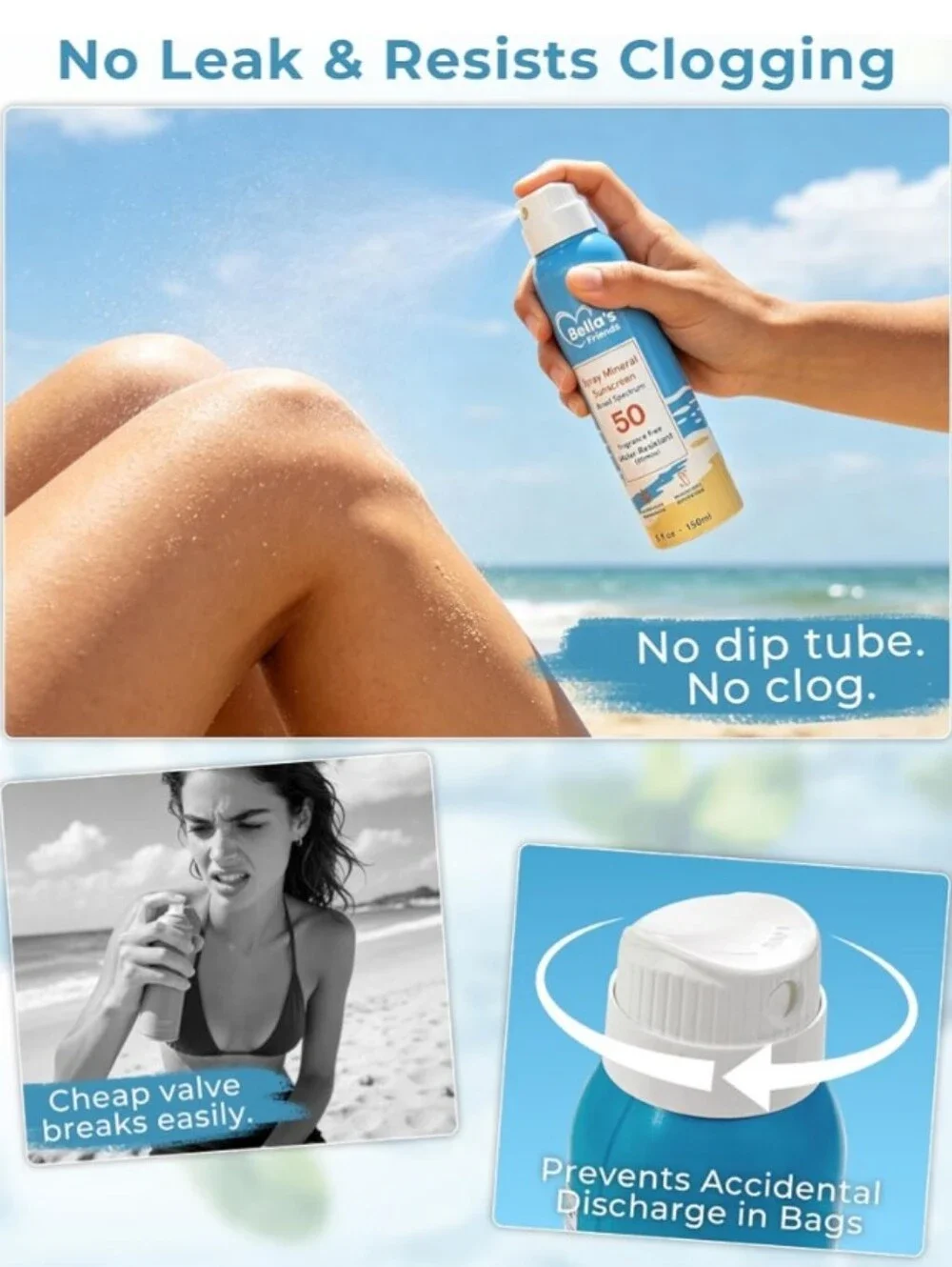 Bella's Friends Kids Mineral Sunscreen Spray SPF 50